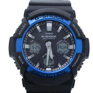 CASIO G-SHOCK ANALOG-DIGITAL GAW-100 SERIES GAW-100B-1A2JF Black Resin/Alumin...